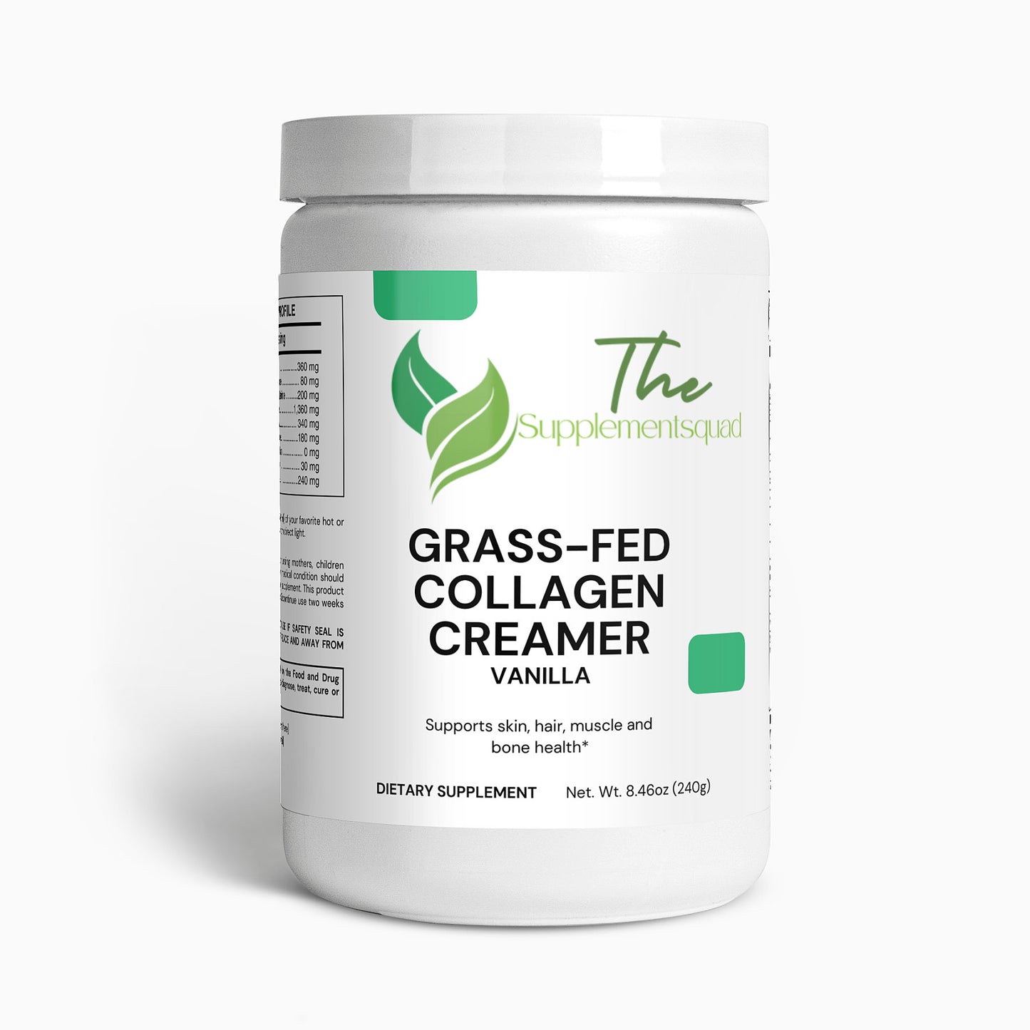 Grass-Fed Collagen Creamer (Vanilla)